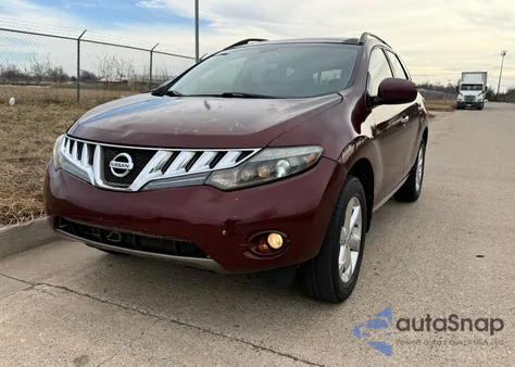 2009 Nissan Murano S из США, поврежденный, VIN JN8AZ18U19W003348